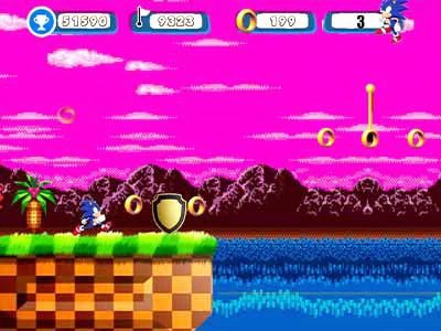 Sonic Path Adventure στιγμιότυπο οθόνης παιχνιδιού