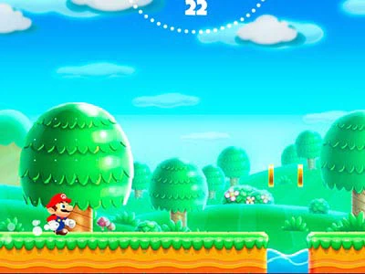 Corrida Do Super Mário captura de tela do jogo