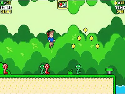 Super Steve World oyun ekran görüntüsü