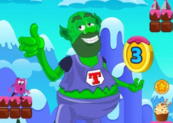Super Troll Candyland Adventures játék képernyőképe