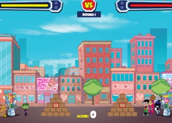 Teen Titans Go: Ataque De Bocadillos captura de pantalla del juego