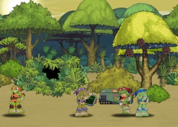 Teenage Mutant Ninja Turtles: Взрив Към Миналото екранна снимка на играта