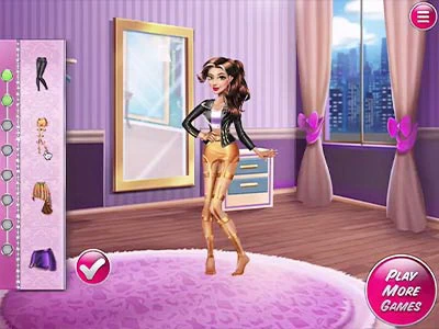 Tris Fashionista Dolly captura de pantalla del juego