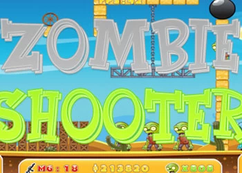 Zombie Shooter skærmbillede af spillet