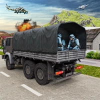 Camion Transporteur De Machines De L'armée