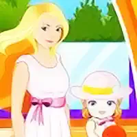 مغسلة باربي لطفلها لقطة شاشة اللعبة