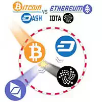 bitcoin_vs_ethereum_dash_iota Juegos