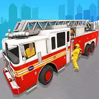Игри С Пожарникарски Спасители В Града