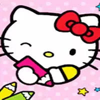 ສີ & ສີຕາມຕົວເລກດ້ວຍ Hello Kitty