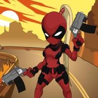 Deadpool Lány Öltöztetős