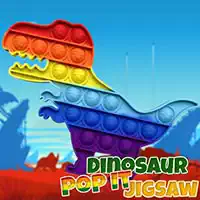Dinosaurier-Pop-It-Puzzle