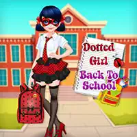 Fata Punctată Înapoi La Școală