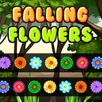 Flores Que Caen captura de pantalla del juego