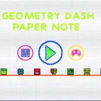 Geometri Dash Paper Note