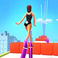 Tocuri Înalte - Imposibil Girl Walk captură de ecran a jocului