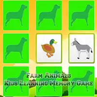 kids_learning_farm_animals_memory Ойындар