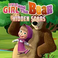 Kleines Mädchen Und Die Versteckten Sterne Des Bären
