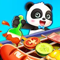 Cocina De Comida De Los Pequeños Pandas