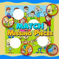 Match Ontbrekende Stukken Educatief Spel Voor Kinderen