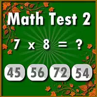 Test Z Matematiky 2