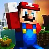 Minecraft Mario Puzzle snímek obrazovky hry