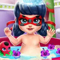 miraculous_hero_baby_bath ហ្គេម