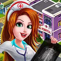 护士女孩装扮医院