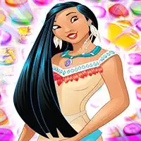 Pocahontas Disney Princess Match 3 اسکرین شات بازی