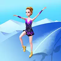 Roller Ski Queen captura de tela do jogo