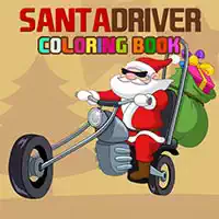 Santa Driver Coloring Book game screenshot
