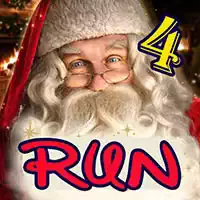 Santa Run Clause Driving Adventure Kerstmis Nieuw Jaar