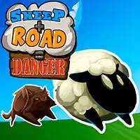 sheep_road_danger ហ្គេម