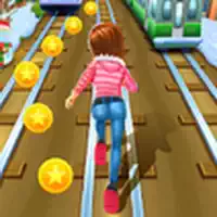 U-Bahn-Prinzessin Runner Spiel-Screenshot