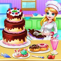 Sweet Bakery Chef Mania-女孩蛋糕游戏