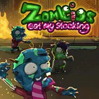 Zombies Eat My Stocking game screenshot
