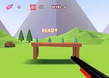 3D Bottle Shooter játék képernyőképe