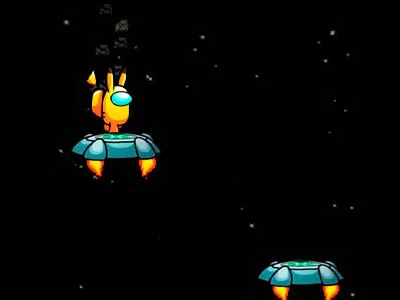 Carrera Espacial Entre Nosotros captura de pantalla del juego