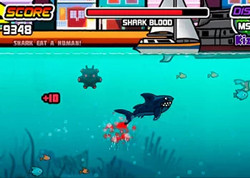 Angry Shark Online snímek obrazovky hry