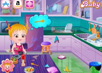 Baby Hazel: Cleaning Time game screenshot