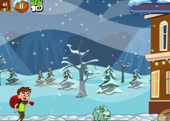 Бен 10: Рождественский Забег скриншот игры