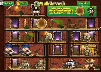 Bob O Ladrão 5: A Aventura No Templo captura de tela do jogo
