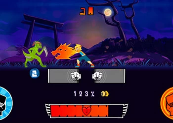 Batalha Das Sombras Do Lutador De Boxe captura de tela do jogo