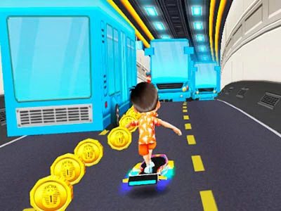 Bus- Und U-Bahn-Läufer Spiel-Screenshot