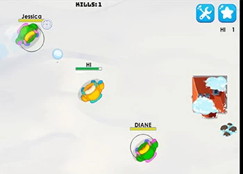 Kapitán Snowball snímek obrazovky hry
