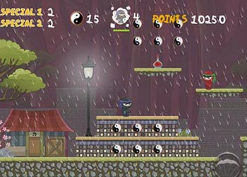 Ninja Das Trevas captura de tela do jogo