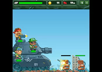 戦車を守る ゲームのスクリーンショット