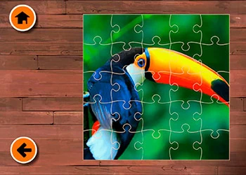 Exotische Dieren Legpuzzel schermafbeelding van het spel