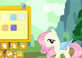 Fluttershy Pony Dress Up στιγμιότυπο οθόνης παιχνιδιού
