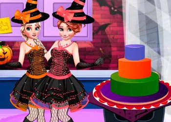 हैलोवीन पार्टी केक खेल का स्क्रीनशॉट