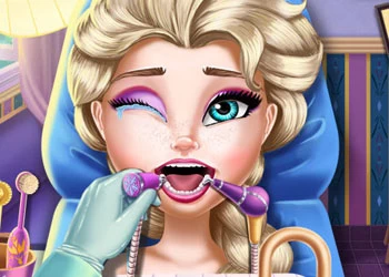 ყინულის დედოფლის ნამდვილი სტომატოლოგი თამაშის სკრინშოტი